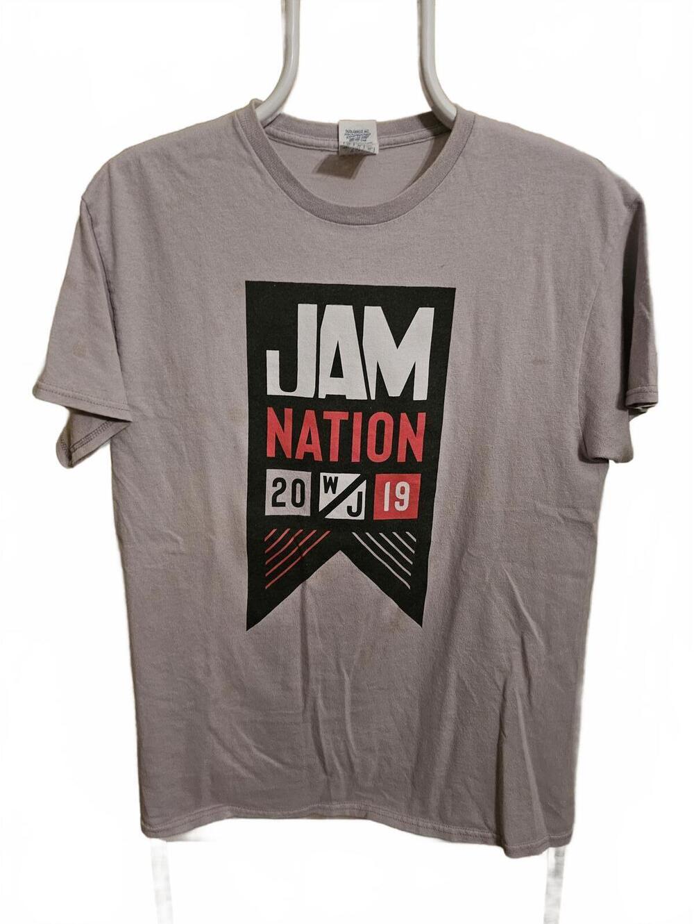 Jam Nation 2019 Tour 360 Mens T-Shirt Size M - tour tee gray - EUC